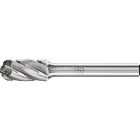 HICOAT Carbide Bur - Cylind. (radius End) - 3/8 X 3/4 X 1/4 Shank - SC-3,  HC-NFE Coating